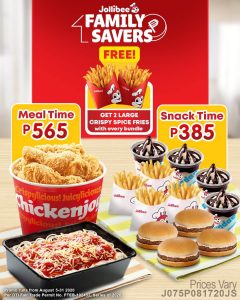 Jollibee - FREE 2 Large Crispy Fries