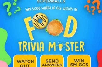 SM Supermalls – Food Trivia Master: Win ₱5,000 Worth of GCs Weekly