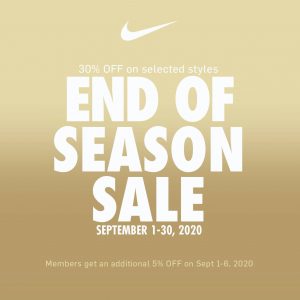 Nike Park Philippines - End of Season Sale: Up to 30% Off Selected Styles