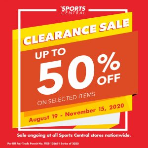 Sports Central - Clearance Sale: Up to 50% Off on Selected Items