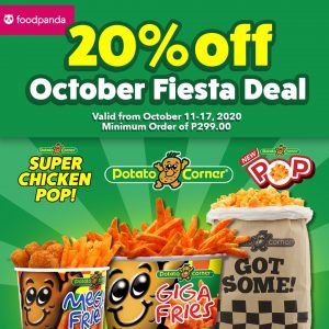 Potato Corner - Get 20% Off When You Order via FoodPanda