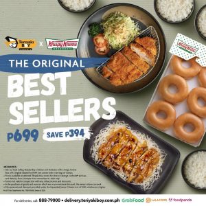 Teriyaki Boy - Krispy Kreme Combo for ₱699 (Save ₱394)