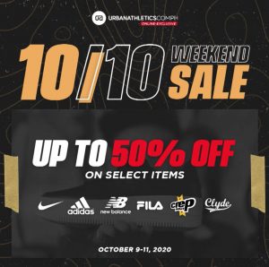 Urban Athletics - 10.10 Sale: Up to 50% Off on Select Items