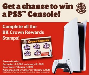 Burger King - Get a Chance to Win a PS5™ Console
