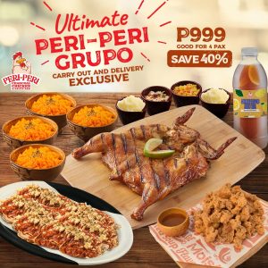 Peri-Peri Charcoal Chicken - Ultimate Peri-Peri Grupo for ₱999