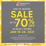 Robinsons Malls - End of Season Sale: Up to 70% Off in Select Stores