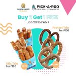 Auntie Anne's - Buy 2 Get 1 FREE Stix or Pretzel Trio via Pick.A.Roo