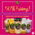 Infinitea - Get 50% Off on All Drinks via Foodpanda
