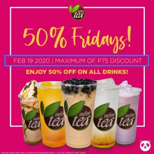 Infinitea - Get 50% Off on All Drinks via Foodpanda