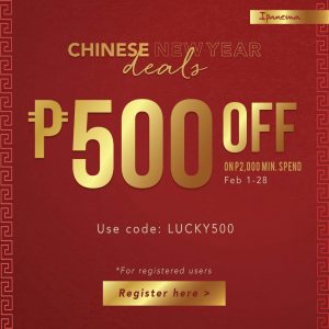 Ipanema - Get ₱500 Off on ₱2,000 Minimum Spend
