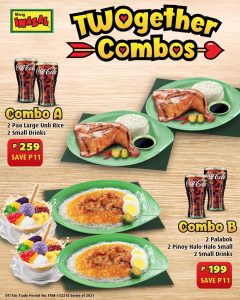 Mang Inasal - Save ₱11 on TWOgether Combo Meals