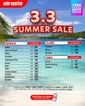 AirAsia - 3.3 Summer Sale Promo