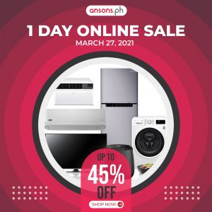 Anson's - 1-Day Online Sale: Get Up to 45% Off