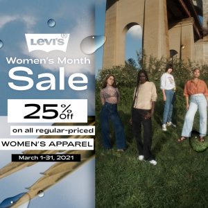 Levi's - Women's Month Sale: Get 25% Off Women's Apparel
