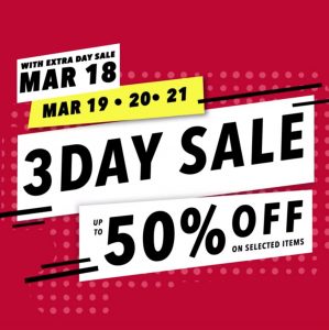 The SM Store - 3-Day Sale: Get Up to 50% Off on Selected Items
