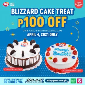 Dairy Queen - Blizzard Cake Treat: Get ₱100 Off