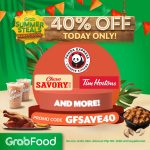 GrabFood - April 18 Summer Steals Promo: Get 40% Off