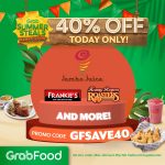 GrabFood - April 23 Summer Steals Bahaycation Promo: Get 40% Off