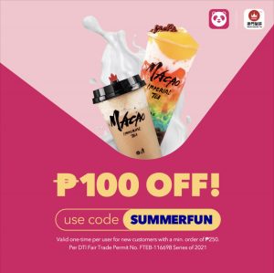 Macao Imperial Tea - Get ₱100 Off on Orders via Foodpanda