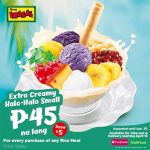 Mang Inasal - Get the Extra Creamy Halo-Halo Small for ₱45 (Save ₱5)