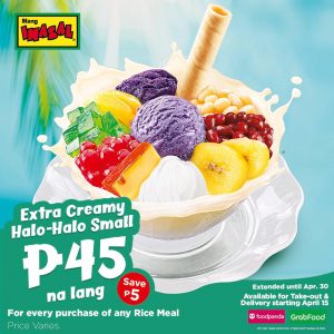 Mang Inasal - Get the Extra Creamy Halo-Halo Small for ₱45 (Save ₱5)