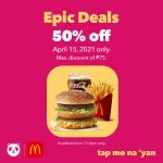 McDonald's - Epic Deals: Get 50% Off on Orders via Foodpanda