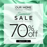 Our Home - Summer Sale: Get Up to 70% Off on Furniture and Accessories