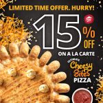 Pizza Hut - Get 15% Off on Ultimate Cheesy Bites Pizza