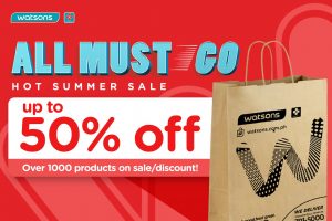Watsons - All Must Go Hot Summer Sale: Get Up to 50% Off 