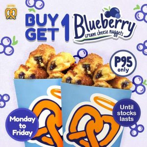 Auntie Anne's - May Buy 1 Get 1 Blueberry Cream Cheese Nuggets 