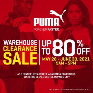 Puma - Warehouse Clearance Sale: Get Up to 80% Off