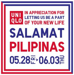 Uniqlo - Salamat Pilipinas Promo