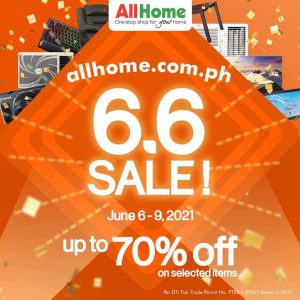 AllHome - 6.6 Deal: Get Up to 70% Off on Selected Items