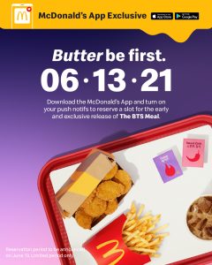 Reserve Your McDonald's BTS Meal via the McDo App on June 13