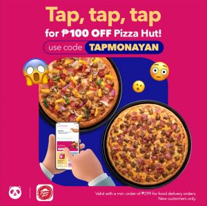 Pizza Hut - Get P100 Off via Foodpanda