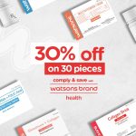Watsons - Get 30% Off on 30 Pieces Watsons Generics