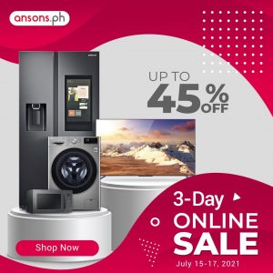 Anson's - 3-Day Online Sale: Get Up to 45% Off