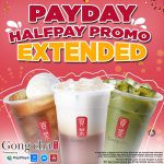 Gong cha - Payday Halfpay Promo Extended