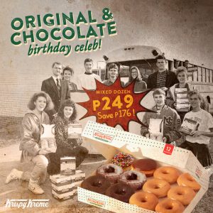 Krispy Kreme - World Chocolate Day Promo for P249 (Save P176) 