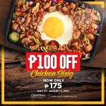 Kuya J Restaurant - Chicken Sisig for P175 Promo