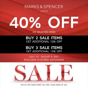 Marks & Spencer - End of Season Sale: Get 40% Off on Selected Items