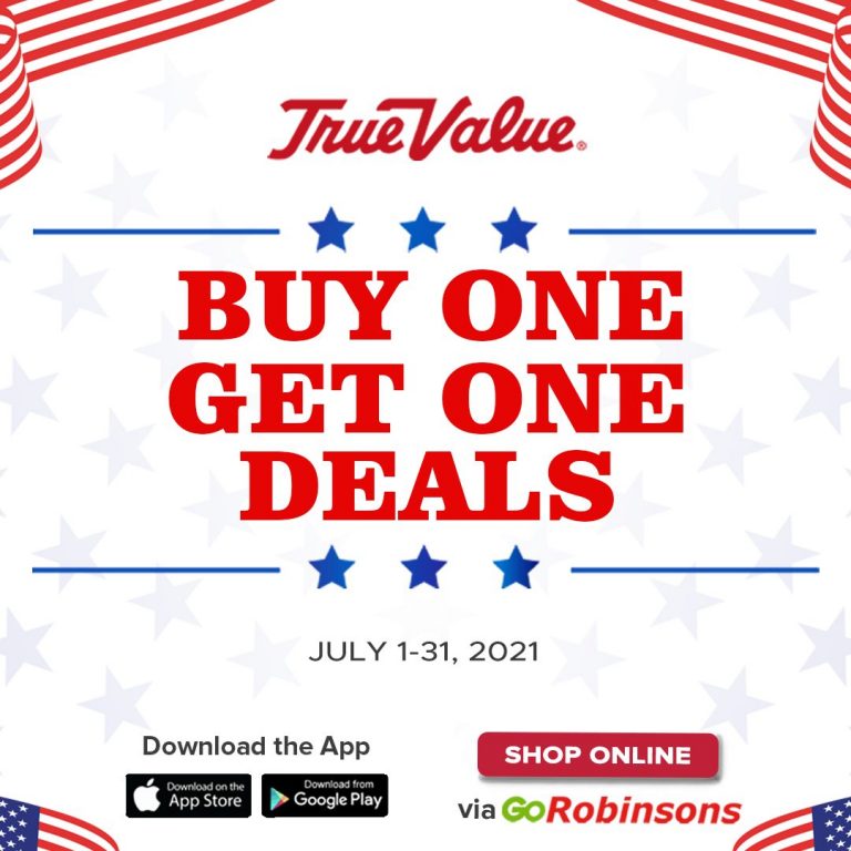 True Value Hardware - Buy 1 Get 1 Deals via GoRobinsons | Deals Pinoy