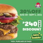Wendy's - Get 30% Off via GrabFood