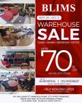 BLIMS Fine Furniture - Warehouse Sale: Get Up to 70% Off