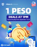 GCash - 1 PM 1 Peso Deals