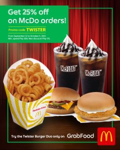McDonald's - Get 25% Off on Orders via GrabFood