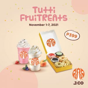 J.CO Donuts and Coffee - Tutti Fruitreats Promo for P399