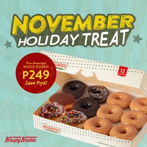 Krispy Kreme - November Holiday Treat for P249