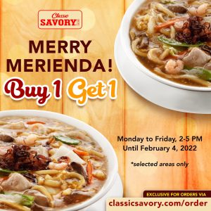Classic Savory - Merry Merienda Buy 1 Get 1 Deals