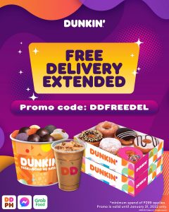 Dunkin - FREE Delivery Promo Extended